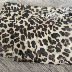 NY & Co Audrey Slim Leg Ankle Pant, Leopard, Size 12, NWT